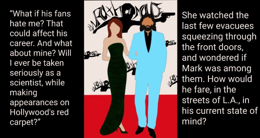 Ellie and Mark on the red carpet